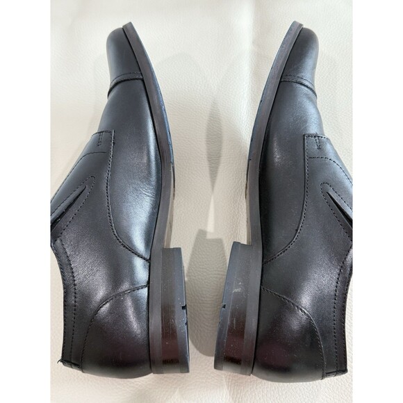 ALDO Valede-97 Black Leather Cap Toe Dress Buckle Shoes US 9 main image 6